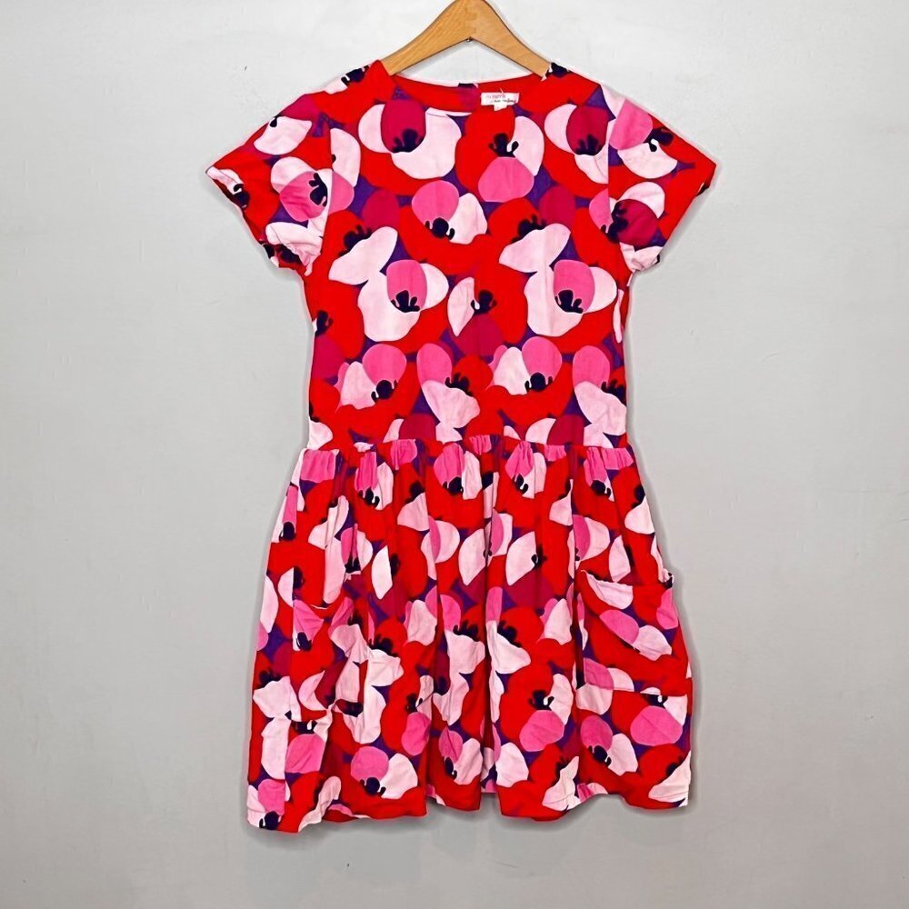 du Pareil au Meme bright floral Print Dress- Size 12 years